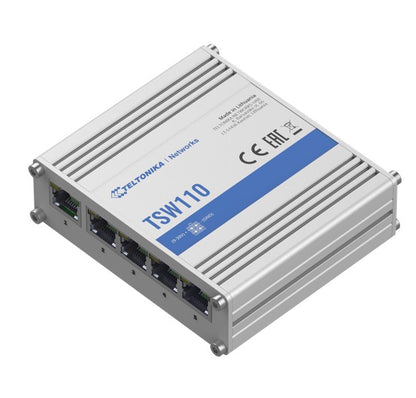 Teltonika L2 Unmanaged Ethernet Switch, 5 x Gigabit Ethernet with speeds up to 1 image 1
