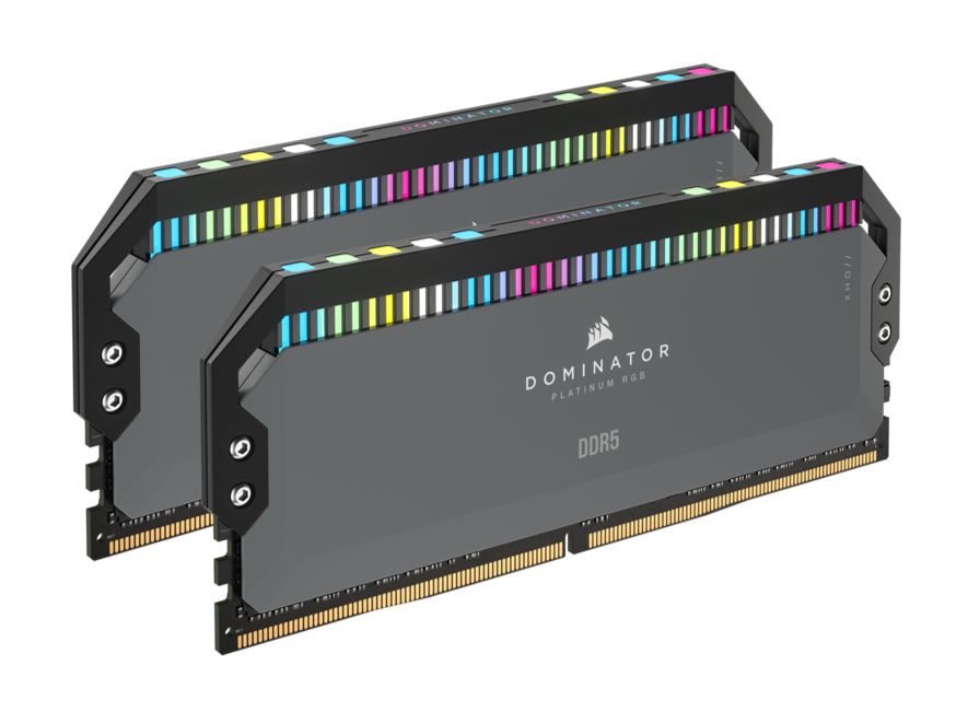Corsair Dominator Platinum RGB 32GB (2x16GB) DDR5 UDIMM 5600Mhz C36 1.25V Black image 0