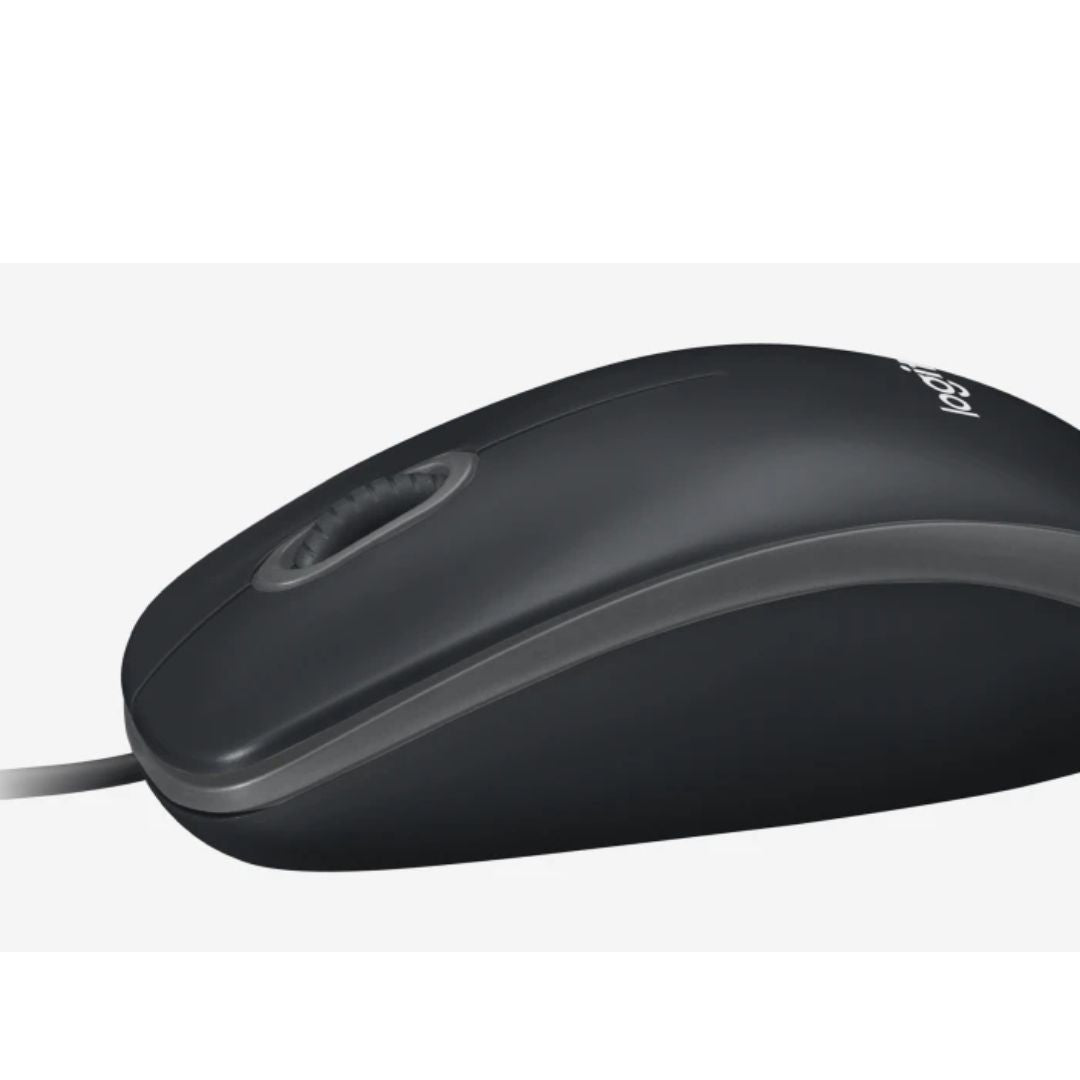 Logitech B100 Optical USB Mouse 800dpi for PC Laptop Mac Tux Full Size Comfort s image 2