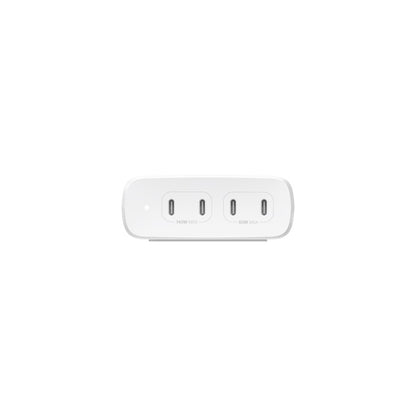 Belkin BoostCharge Pro 200W 4-Port USB-C GaN Desktop Charger - White (WCH015AUWH image 1