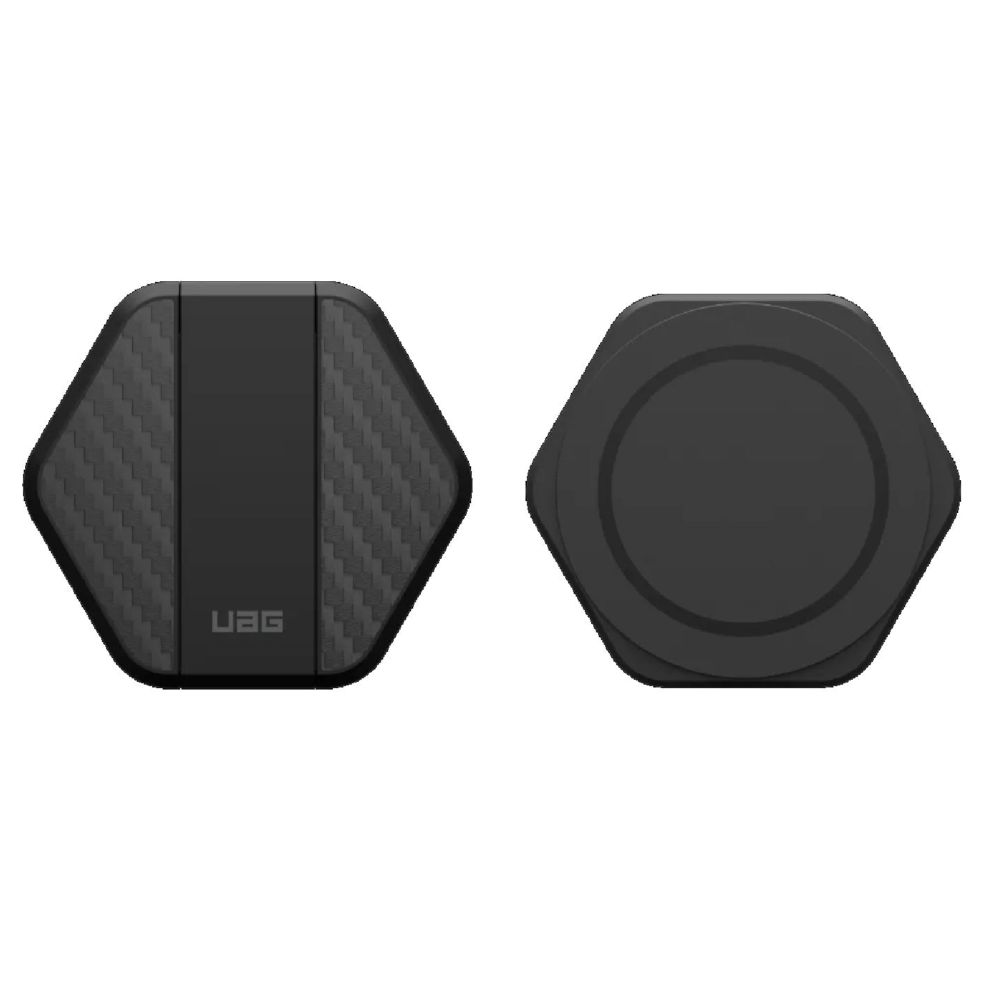 UAG Wireless Charging Pad with Stand - Black/Carbon Fiber (9B4410114042),Up to 1 image 3