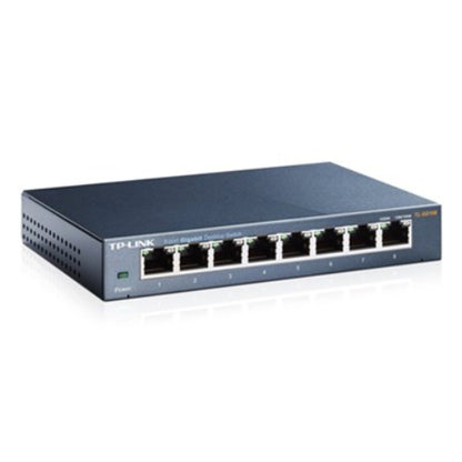 TP-Link TL-SG108 8-Port Gigabit Desktop Switch Steel Case Fanless 11.9Mpps Suppo image 1