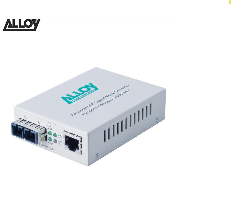 Alloy GCR2000SC.10 Gigabit Standalone, Rackmount Media Converter, Ethernet, Dual image 1