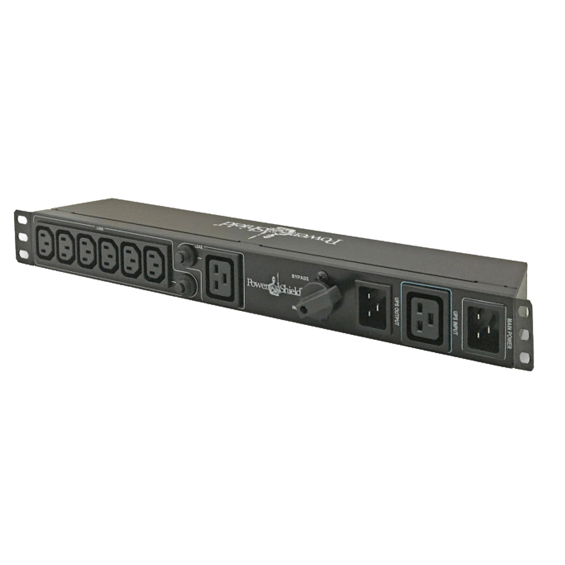 PowerShield Rack Mount Bypass Switch Plus Hot Swap PDU for 3kVA, 1U, 15Amp Input image 0