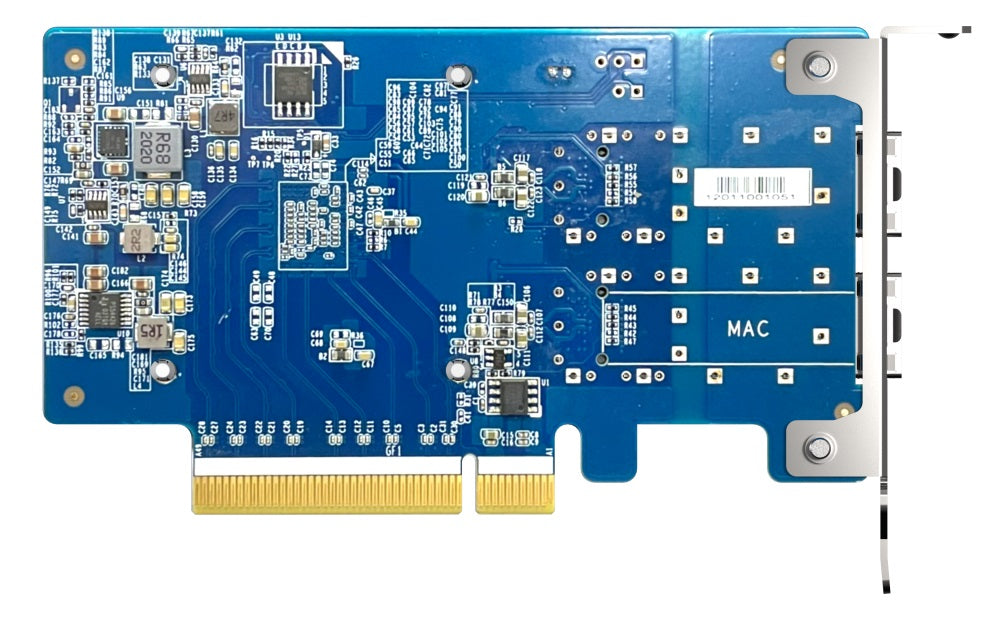 QNAP QXG-25G2SF-CX6 PCIe supported NAS PCIe Gen4 x8 image 1