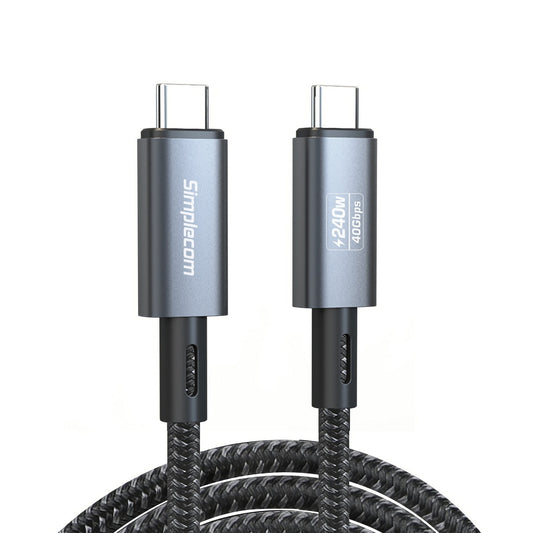Simplecom CA612 USB-C to USB-C Cable USB4 40Gbps 5A 240W PD3.1 8K@60Hz 1.2M image 0