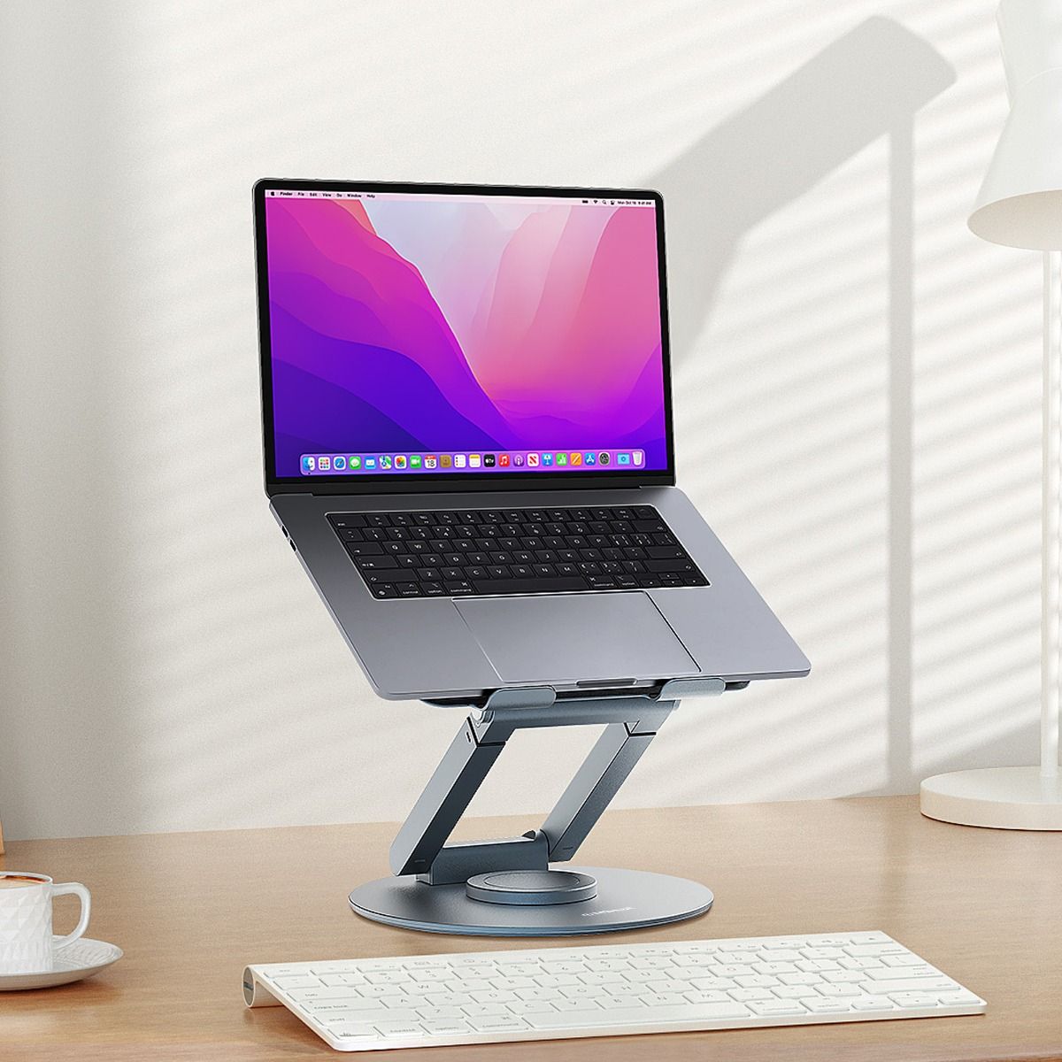 mbeat Stage S9 Rotating Laptop Stand with Telescopic Height Adjustment image 2