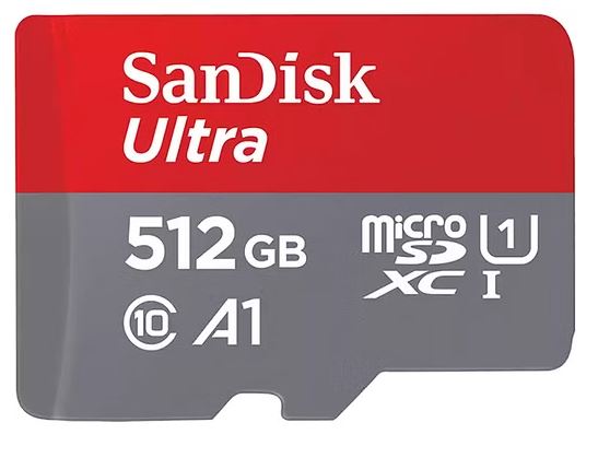 SanDisk 512GB Ultra MicroSDXC UHS-I Memory Card - 150MB/s -Capacity: 512GB - Com image 0