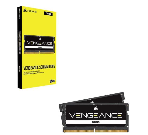 Corsair Vengeance 32GB (1x32GB) DDR5 SODIMM 4800MHz C40 1.1V Laptop Laptop Memor image 3
