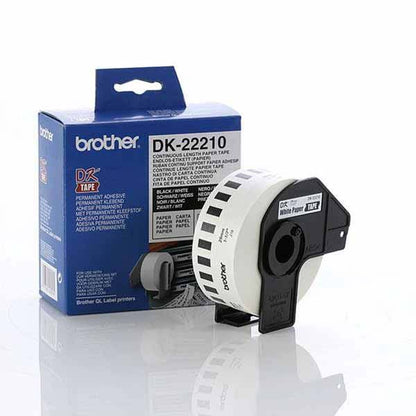 Brother White Cont. Paper Roll Direct Thermal Roll 2.9x 30.5m image 0