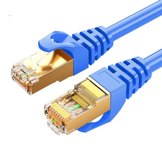 8Ware CAT7 Cable 1m - Blue Color RJ45 Ethernet Network LAN UTP Patch Cord Snagle image 0