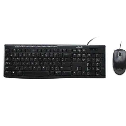 Logitech MK200 USB Media Keyboard and Mouse Combo - 1000dpi USB Full-size Keyboa image 1
