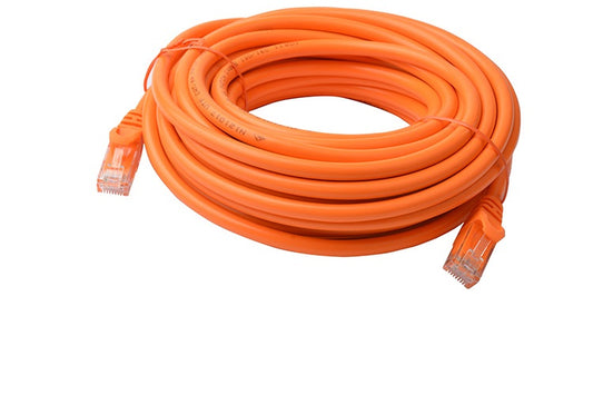 8Ware CAT6A Cable 10m - Orange Color RJ45 Ethernet Network LAN UTP Patch Cord Sn image 0