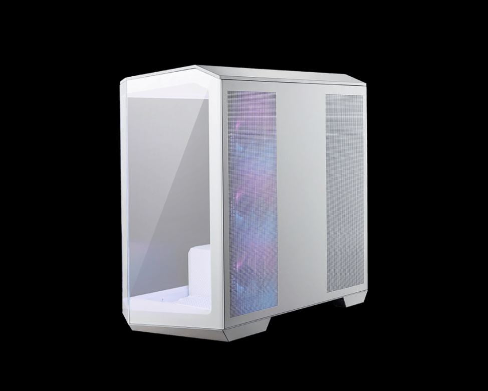MSI MAG PANO M100R PZ WHITE Micro ATX Case, 1x USB 3.2, 2x USB 2.0, 1x Audio, 1x image 0