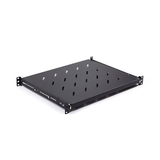 LDR Sliding 1U Shelf Recommended for 450mm to 600mm Deep Server Racks, Supports image 1