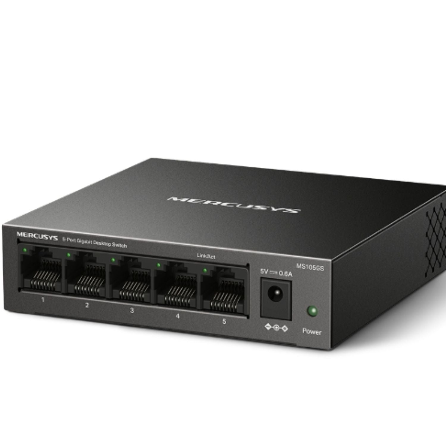 Mercusys MS105GS 5-Port Gigabit Desktop Switch, 5×10/100/1000 MbpsRJ45 port Sup image 1
