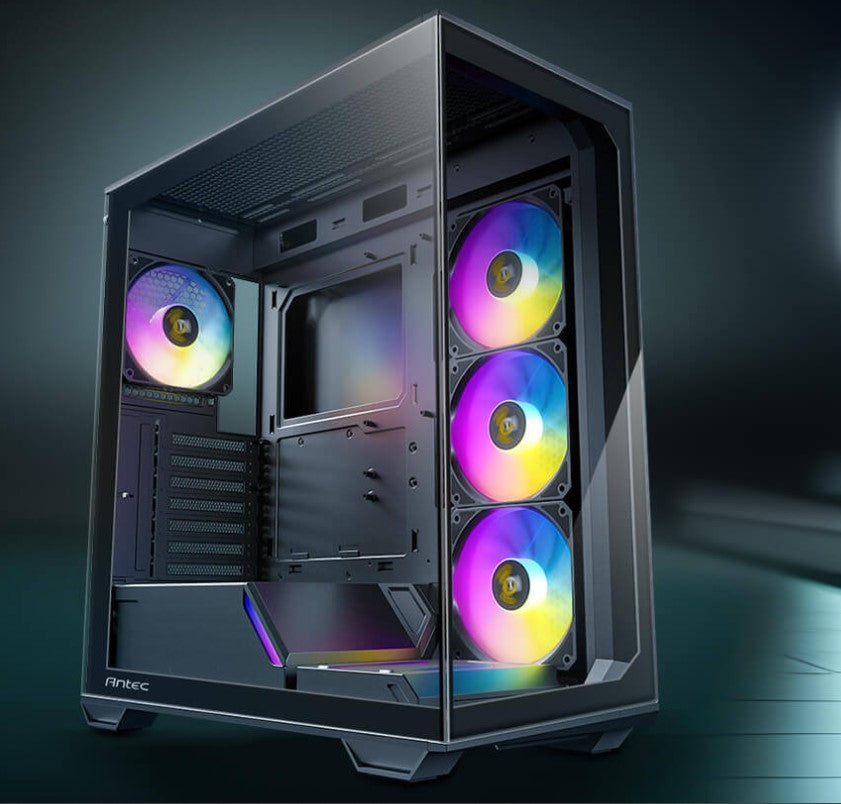 Antec C3 ARGB Black ATX,  270 Degrees View, 4x ARGB PWM Fans control, USB-C, 36C image 0