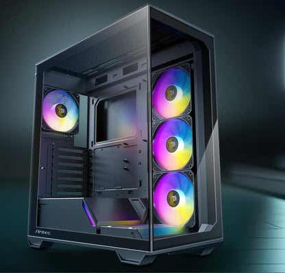 Antec C3 ARGB Black ATX,  270 Degrees View, 4x ARGB PWM Fans control, USB-C, 36C image 0