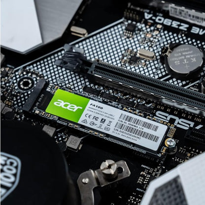 ACER FA100-512GB M.2 NVMe PCIe Gen 3*4 Read speed 3300 MB/ sWrite Speed 2200MB/s  BL.9BWWA.119 - 5 Year Warranty