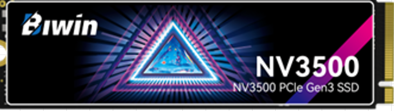 BIWIN NV3500-1TB SSD M.2 NVMe PCIe3.0 Reading speed 3500MB/s Writing speed 2500MB/s BNV350001TB-RGX - 5 Year Warranty