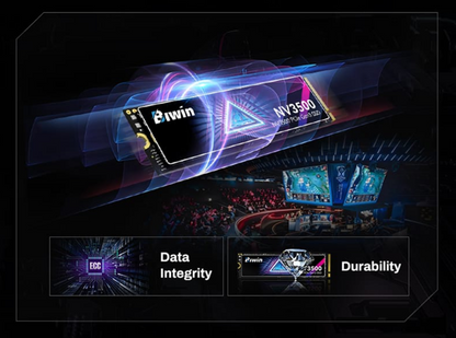 BIWIN NV3500-2TB PCIe3.0 M.2 2280 up to 3500MB/s & 2500MB/s BNV350002TB-RGX - 5 Year Warranty