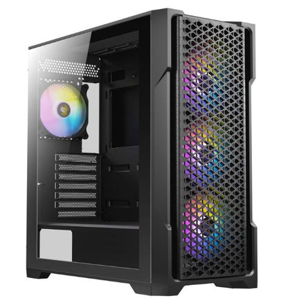 Antec AX90 ATX, 2x 360mm Radiator Support, 4x ARGB 12CM Fans 3x Front & 1x Rear
