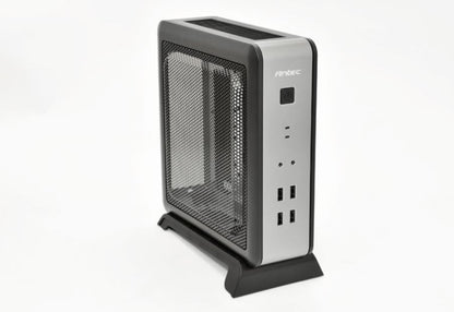 Antec ISK110-VESA Mini-ITX Slim PC Case — External 90W PSU, 2x USB 3.0, VESA Mountable