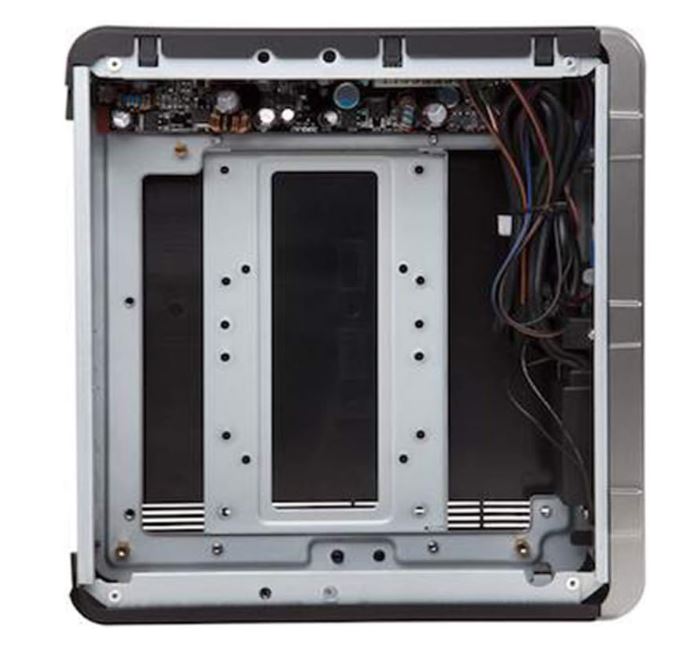 Antec ISK110-VESA Mini-ITX Slim PC Case — External 90W PSU, 2x USB 3.0, VESA Mountable