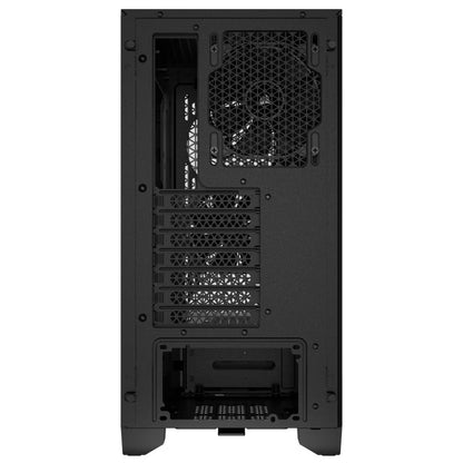 Corsair 3000D AIRFLOW Mid-Tower PC Case - Black, ATX, 360mm GPU, 170mm CPU cooler, 220mm PSU, 360mm rad, 2x SP120, 2x USB-C 3.2 Gen 1