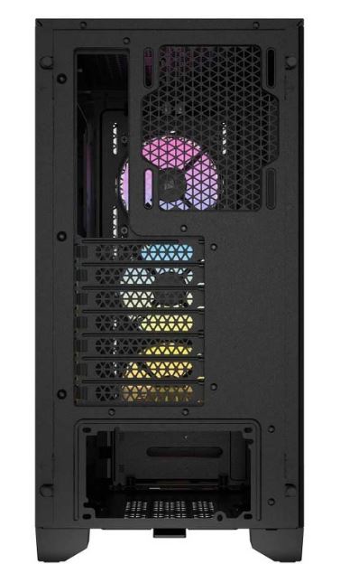 Corsair 3000D RGB AIRFLOW Mid-Tower PC Case - Black, ATX, 360 GPU, 170 CPU cooler, 220 PSU, 3x AR120 RGB, 2x USB-A 3.2 Gen 1