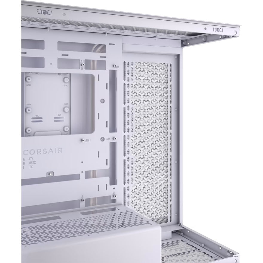 Corsair 3500X Mid-Tower PC Case, White â€“ 506Ã—240Ã—460mm, ATX/E-ATX, 425mm GPU, 170mm CPU, 360 rad side/top, TG panel, USB-C, 7+4 slots, 2 yr wty