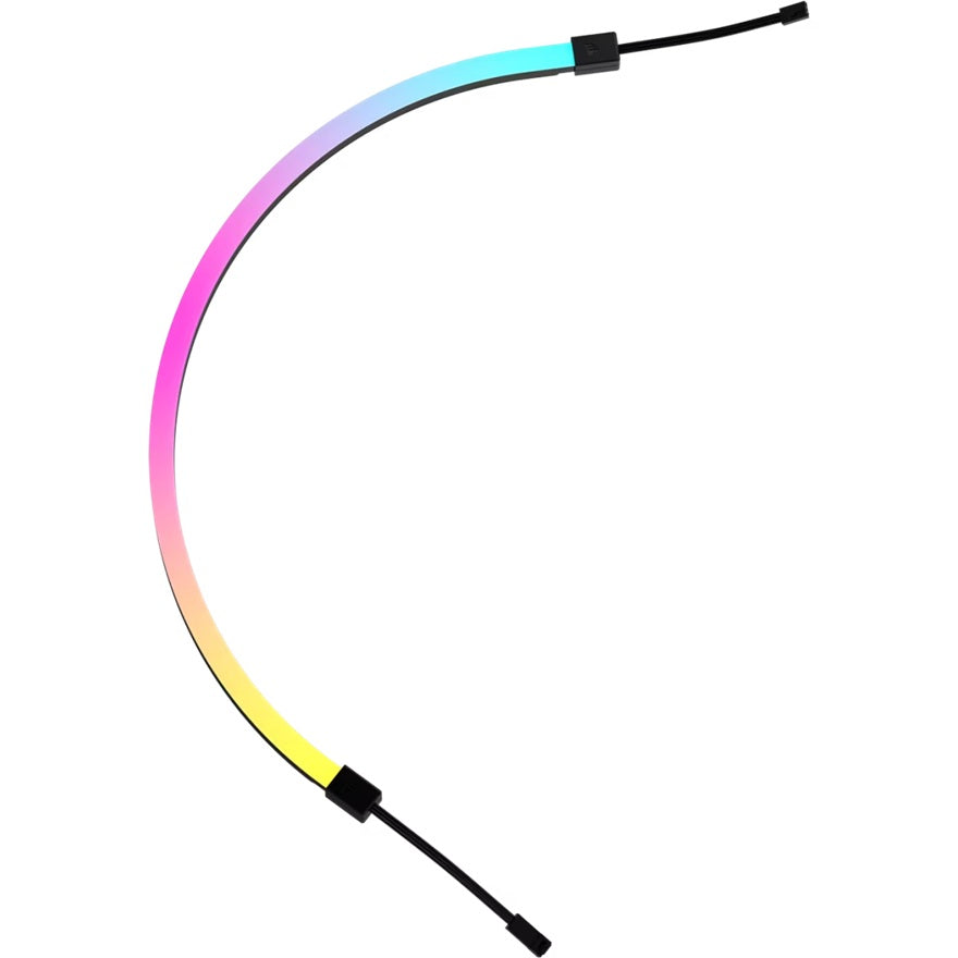 Corsair iCUE LINK LS350 Aurora RGB Light Strips - 350mm Kit â€“ 350Ã—10Ã—10mm, magnetic mount, black, addressable LEDs