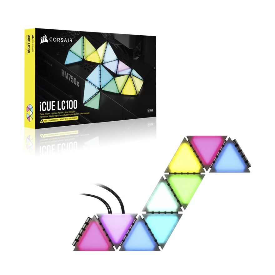 Corsair iCUE LC100 Smart Lighting Strip Expansion Kit. ICUE Software