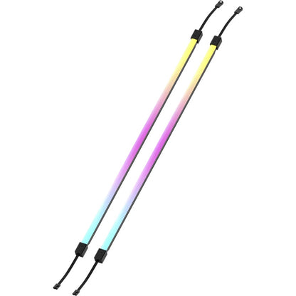 Corsair LS350 Aurora RGB Light Strips - 350mm â€“ 350Ã—10Ã—10mm, black, magnetic mount, addressable LEDs, iCUE compatible, flexible