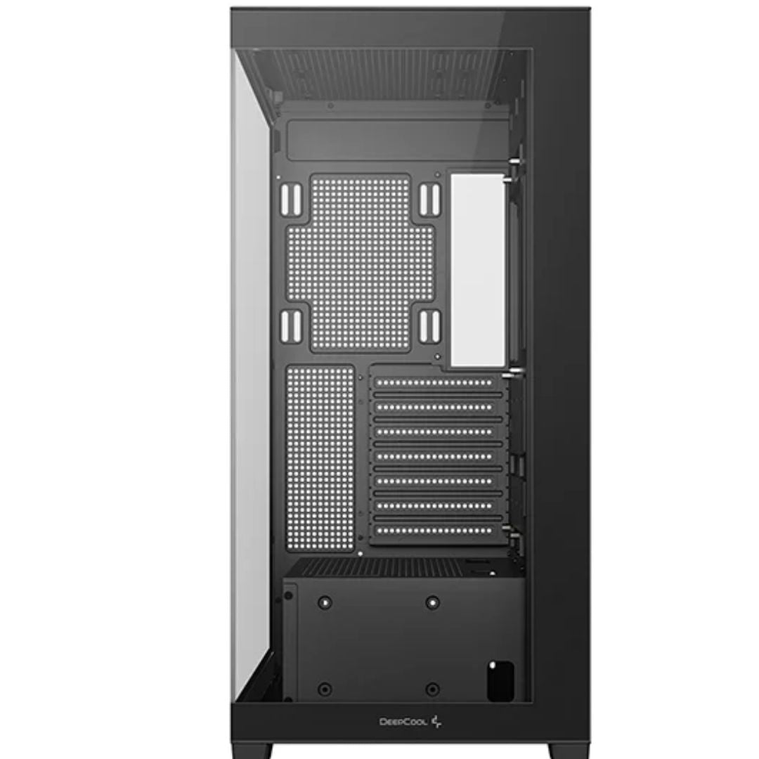DeepCool CG580 Panoramic ATX Mid-Tower Case, Up to 2x 360mm Radiators, 9x120mm F