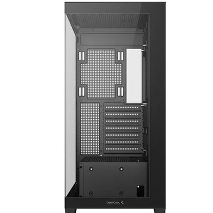 DeepCool CG580 Panoramic ATX Mid-Tower Case, Up to 2x 360mm Radiators, 9x120mm F