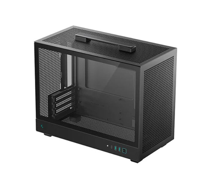 DeepCool CH160 PLUS Portable Micro-ATX Compact Case, USB3.0×2, Gen2 Type-C x1,