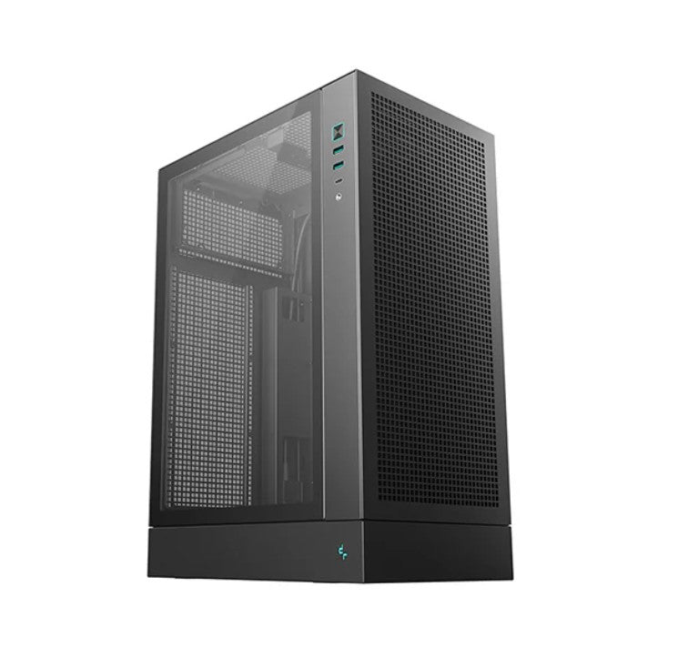 DeepCool CH170 PLUS Vertical Micro-ATX Compact Case, USB3.0×2, Gen2 Type-C x1,