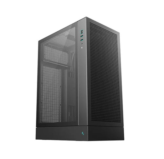 DeepCool CH170 PLUS Vertical Micro-ATX Compact Case, USB3.0×2, Gen2 Type-C x1,