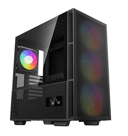 DeepCool CH560 DIGITAL High Airflow Mid-Tower ATX Case, Digital Status Display,