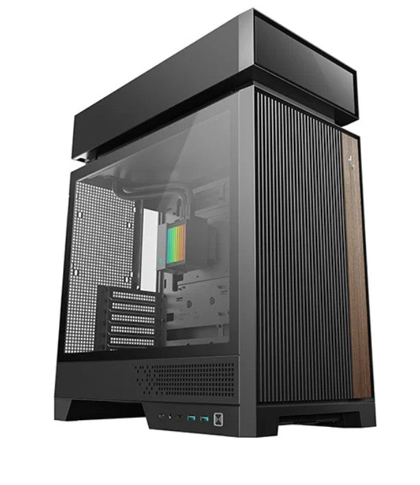 DeepCool CL6600 Innovative Compamentalized Compact ATX Case, Pre-installed 360mm Liquid Cooler,  Dual ARGB Fans