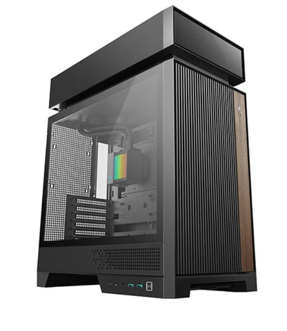DeepCool CL6600 Innovative Compamentalized Compact ATX Case, Pre-installed 360mm Liquid Cooler,  Dual ARGB Fans