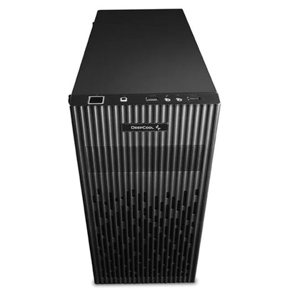 DeepCool MATREXX 30 Full Tempered Glass Side Panel M-ATX Case, 1x 120mm Black Fa
