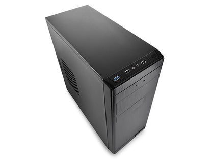 DeepCool Wave V2 Micro-ATX PC Case — Black, 0.5mm Steel Panels, GPU Support, 390x217x435mm