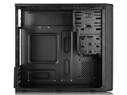 DeepCool Wave V2 Micro-ATX PC Case — Black, 0.5mm Steel Panels, GPU Support, 390x217x435mm