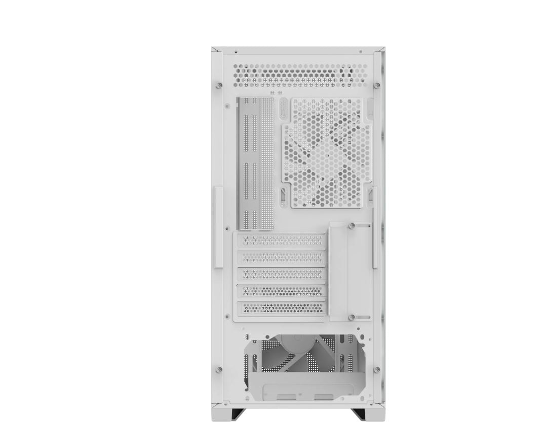 GIGABYTE C102 GLASS ICE Mid Tower case, H450x W210x D450 mm, White, 5 Expansion slots, 2x 3.5' Drive Support, 2 + 1 x 2.5' Drive Support, USB 3.0 x2