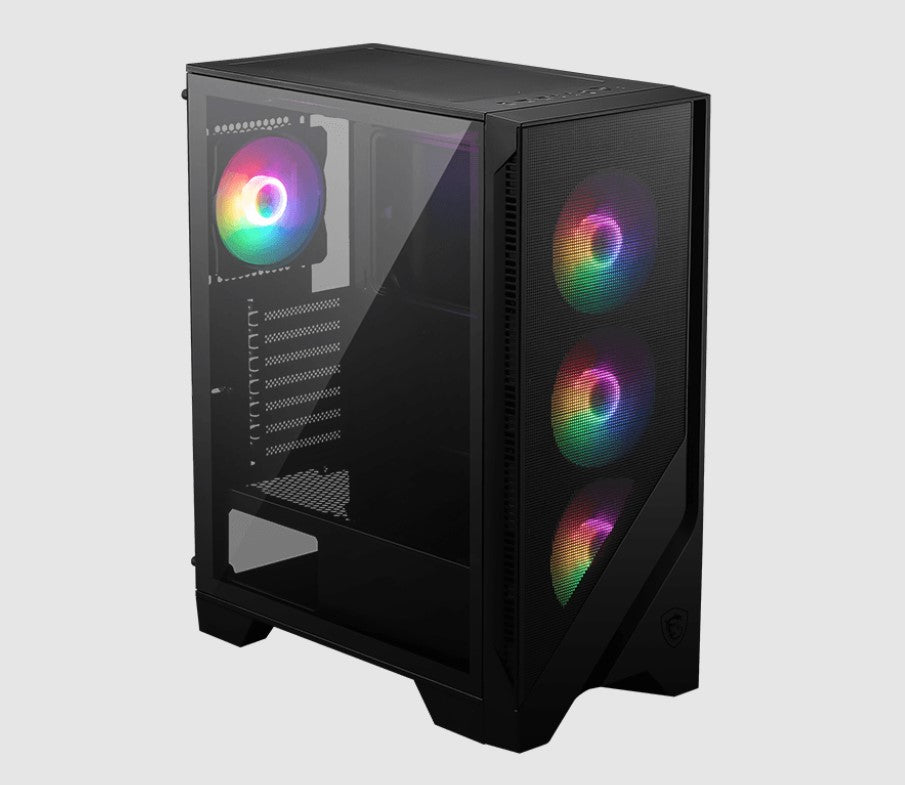 MSI MAG FORGE 120A AIRFLOW ATX Case, 2x USB 3.2, 1x Mic-in / Audio-out, 1x LED, 3x 2.5', 2x 2.5'/3.5', ATX / Micro-ATX / Mini-ITX