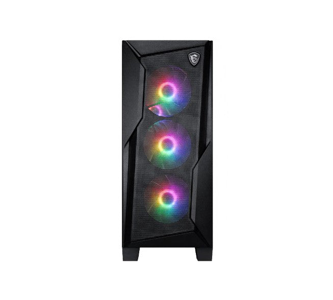 MSI MAG FORGE 130A AIRFLOW ATX Case, 2x USB 5Gbps, 1x Mic-in / Audio-out, 1x LED, 3x 2.5', 2x 2.5'/3.5', ATX / Micro-ATX / Mini-ITX