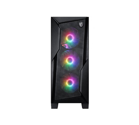 MSI MAG FORGE 130A AIRFLOW ATX Case, 2x USB 5Gbps, 1x Mic-in / Audio-out, 1x LED, 3x 2.5', 2x 2.5'/3.5', ATX / Micro-ATX / Mini-ITX