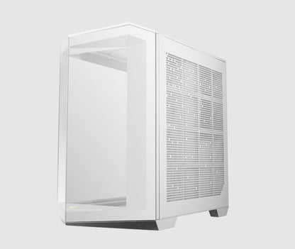 MSI MAG PANO 100R PZ WHITE Micro ATX Case, 2 x USB 5Gbps , 1x USB C 20Gbps, 1 x